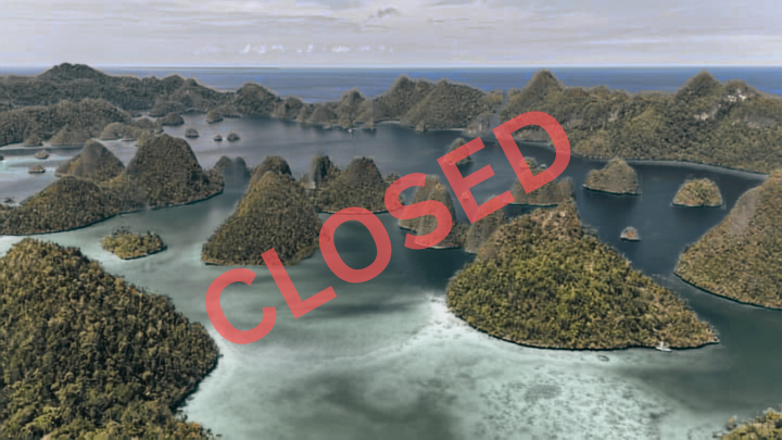 WAYAG ISLAND : Unpredictable Entering Permit by Locals